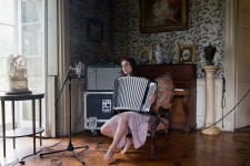 ragnar kjartansson visitors luhring augustine york visitor elisabet via davidsdottir painting box 16th through march still consider impermanence invites davids